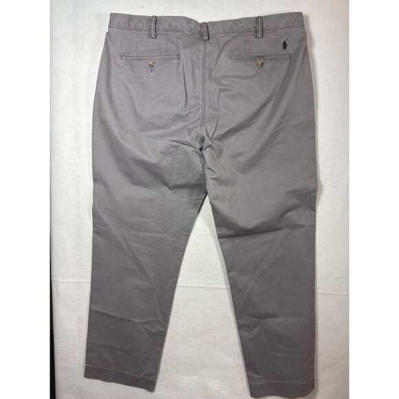 Polo Ralph Lauren Mens Stretch Straight Fit Chino Pants Gray 38x30 - Picture 8 of 12